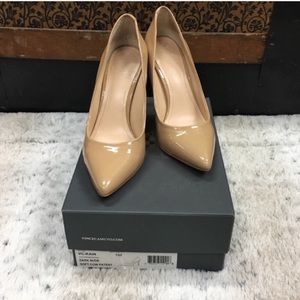 Vince Camuto Kain Patent Nude Pump Size: 6